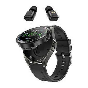 F36 1,46 inch HD-scherm 2-in-1 draadloze oortelefoon smartwatch, ondersteunt gelijktijdige verbinding met twee apparaten
