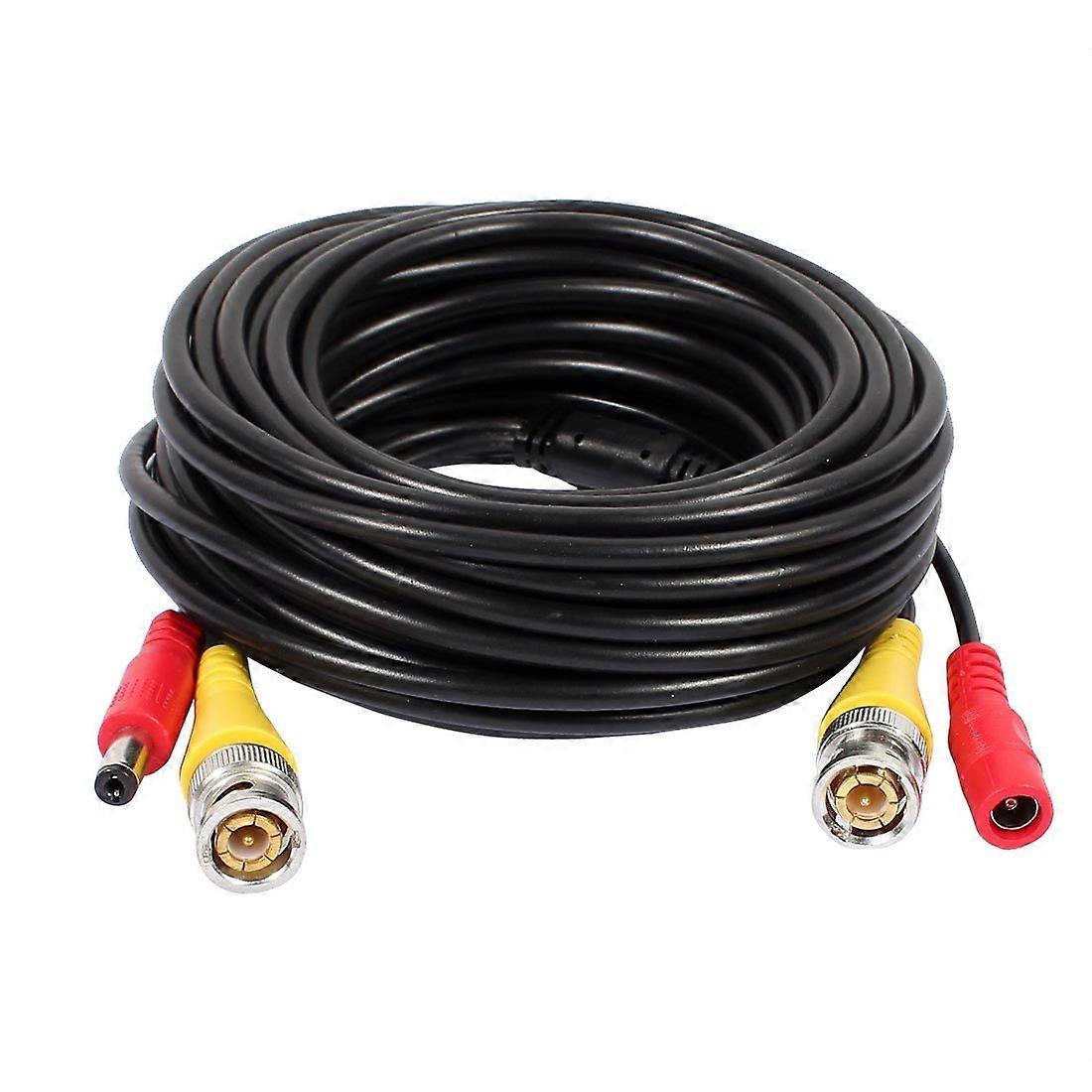 10m BNC DC CCTV Extension Cable Video+Power in One Thin Flexible Security Camera Wire
