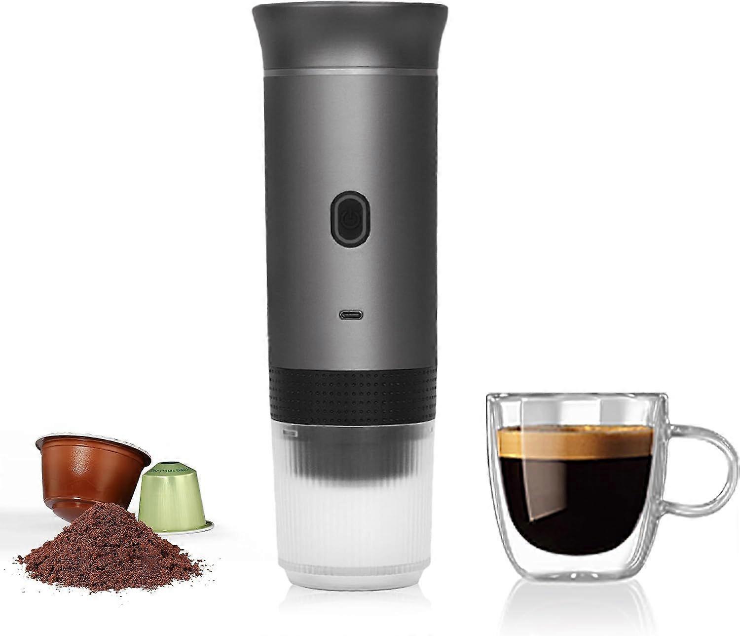 Portable Espresso Machine, Mini Espresso Maker, Self Heating