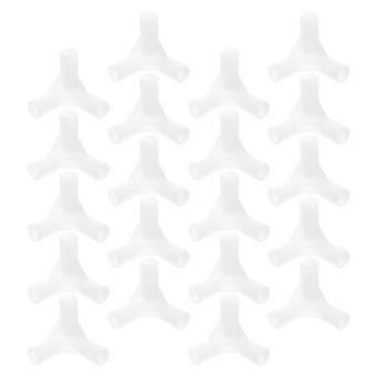 Tent Pole Connector Plastic for Canopy Frame Support 75Pcs Set