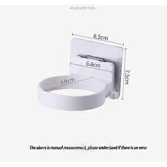 3PCS Wandmontierter Haartrocknerhalter, Haartrocknerhalterung Montagehalterung, selbstklebendes Saugnapf-Haartrocknerregal, für Schlafzimmer, Toiletten, Friseursalon