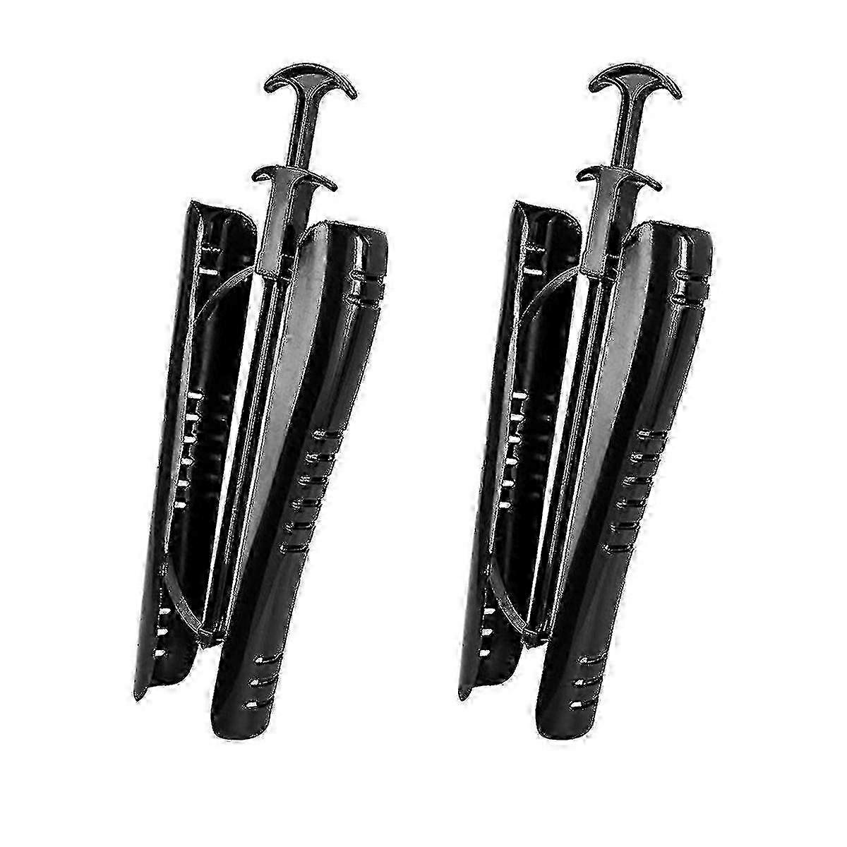 Knee High Boot Shapers 2-Pack Black Insert Support Tools for Boot Storage