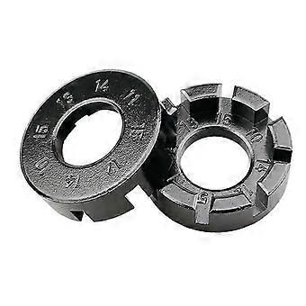 Chave de raio de bicicleta com 8 ranhuras, ferramenta de ajuste de aro de roda de bicicleta, ferramenta de reparo de bicicleta, ferramenta de raio.