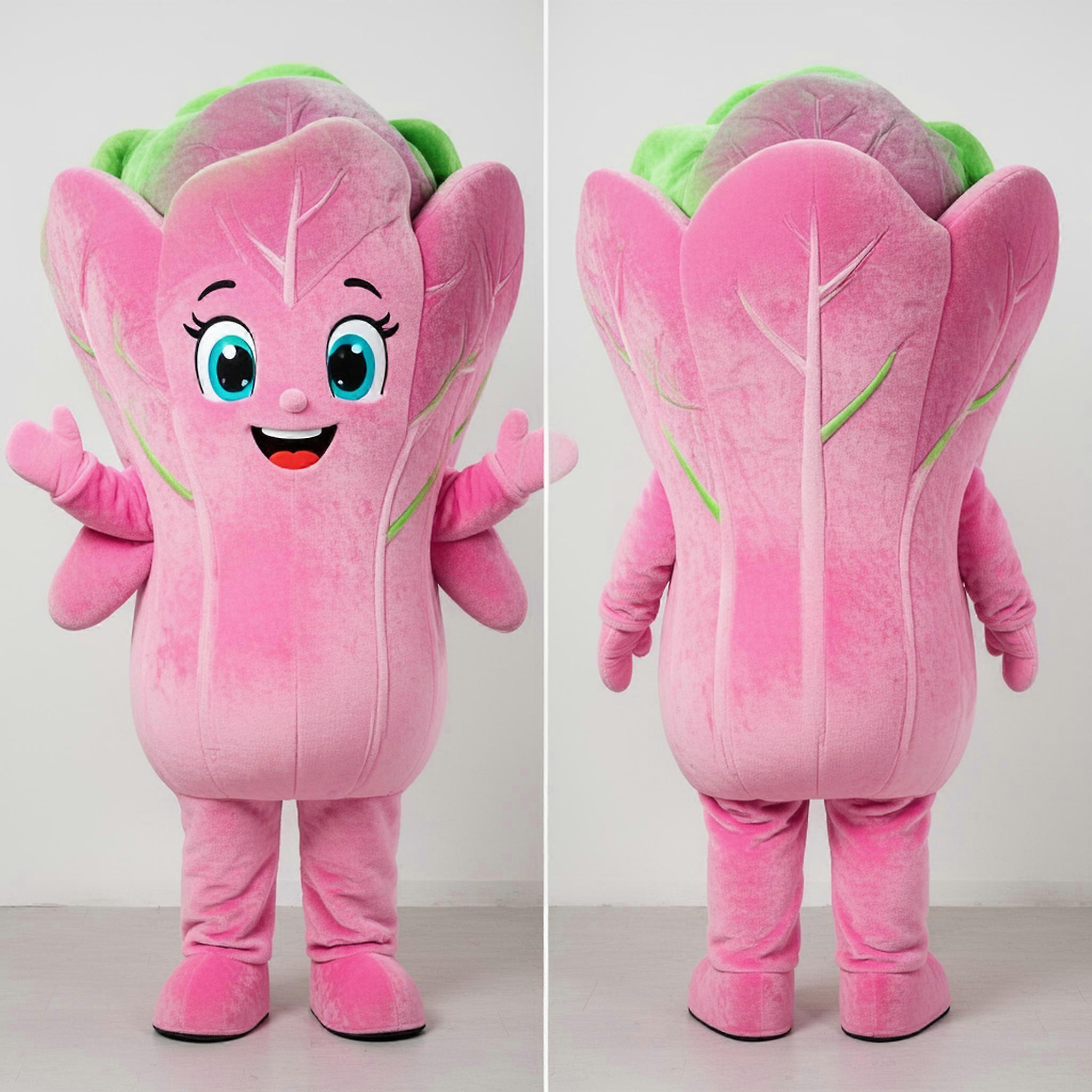 MASTICOT Vibrant Green Leafy Caesar Salad Mascot