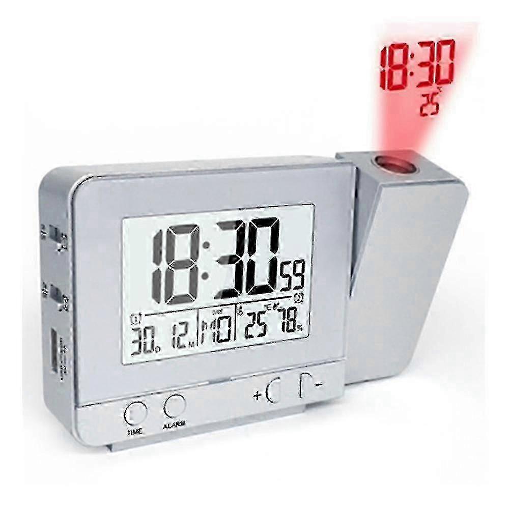 Projection digital alarm clock, large alarm clock with projection function