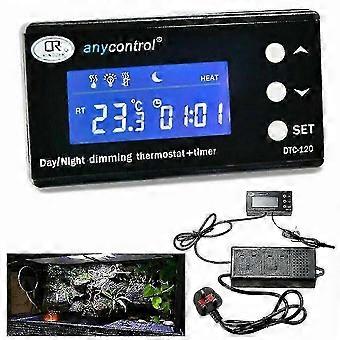 Digital Reptile Thermostat Day & Night Dimming+timer Aquarium Heat L lxaq