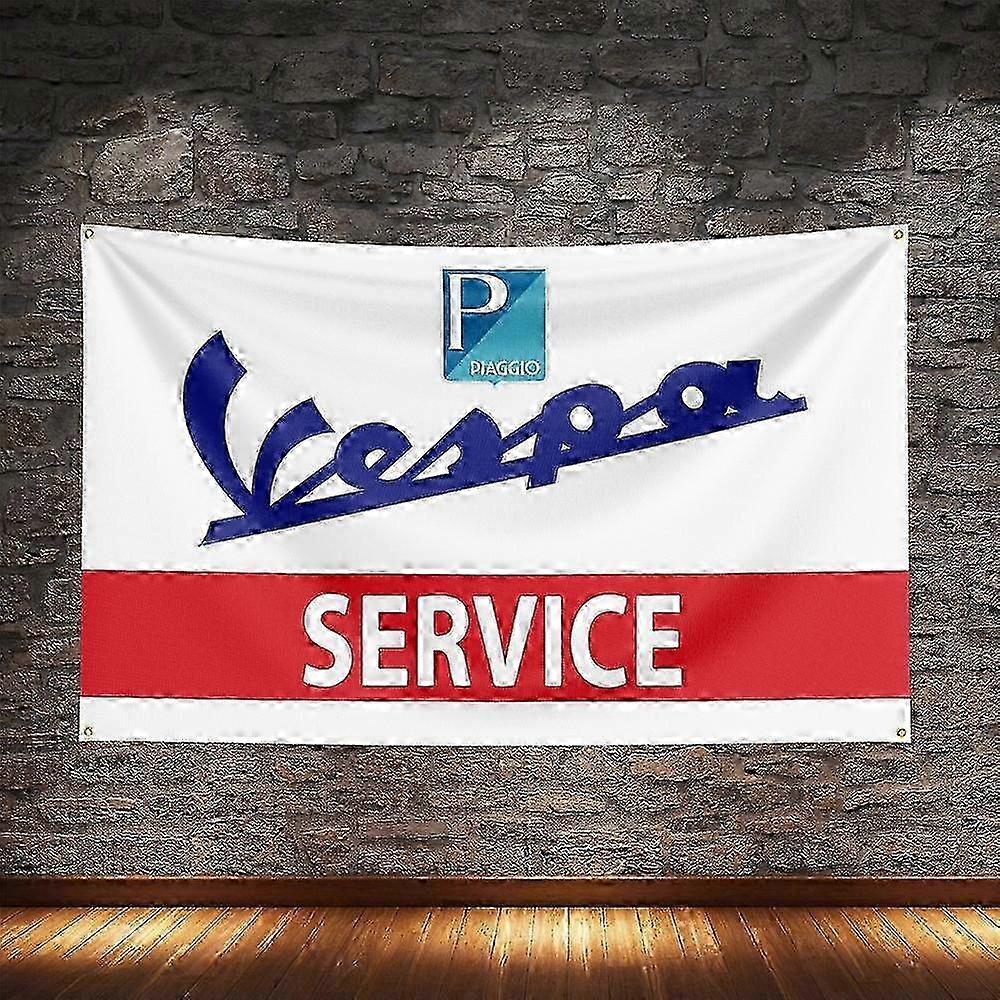 Custom Vespa-Themed Polyester Flag