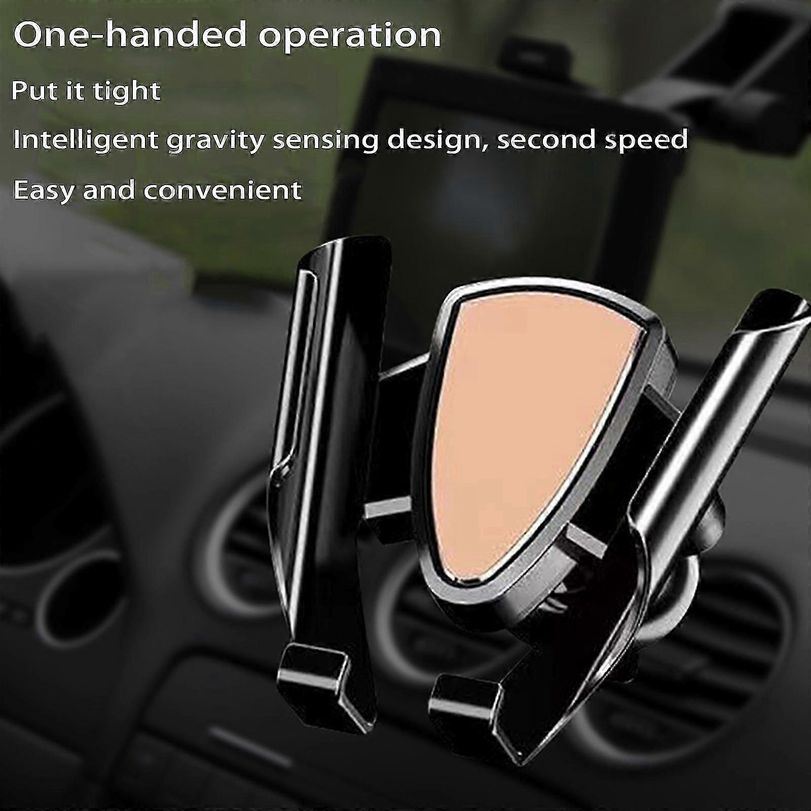Universal Creative Gravity Induction Car Mobile Phone Holder, Compatible with iPhone 11/11 Pro/11 Pro Max, Red
