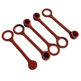 40X Kitchen Equipment High Temperature Silicone Nozzle Cover, Silicone Protective Cover