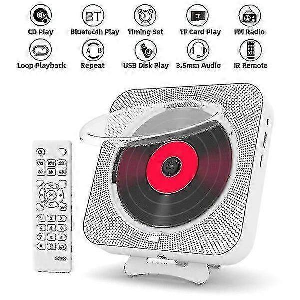 Portable CD player, KC-909, wireless remote control and LED display