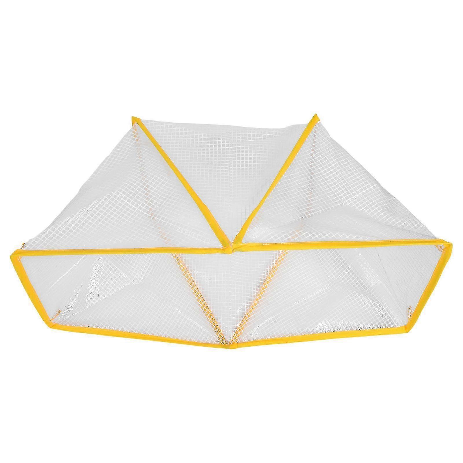 Foldable Garden Plant Protector for Vegetable Growth White Plastic