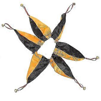 Polyester Halloween Pet Clown Collar with Bell Adjustable Pet Costume for Pets