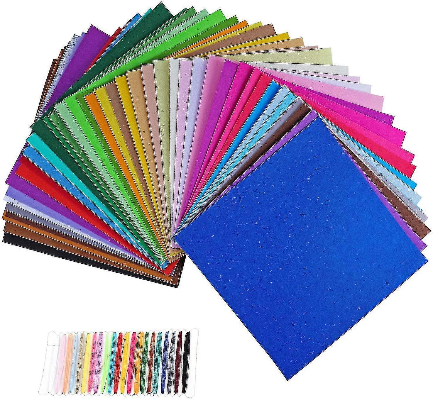 Premium Wool-Rayon Felt Pack 40 Colours