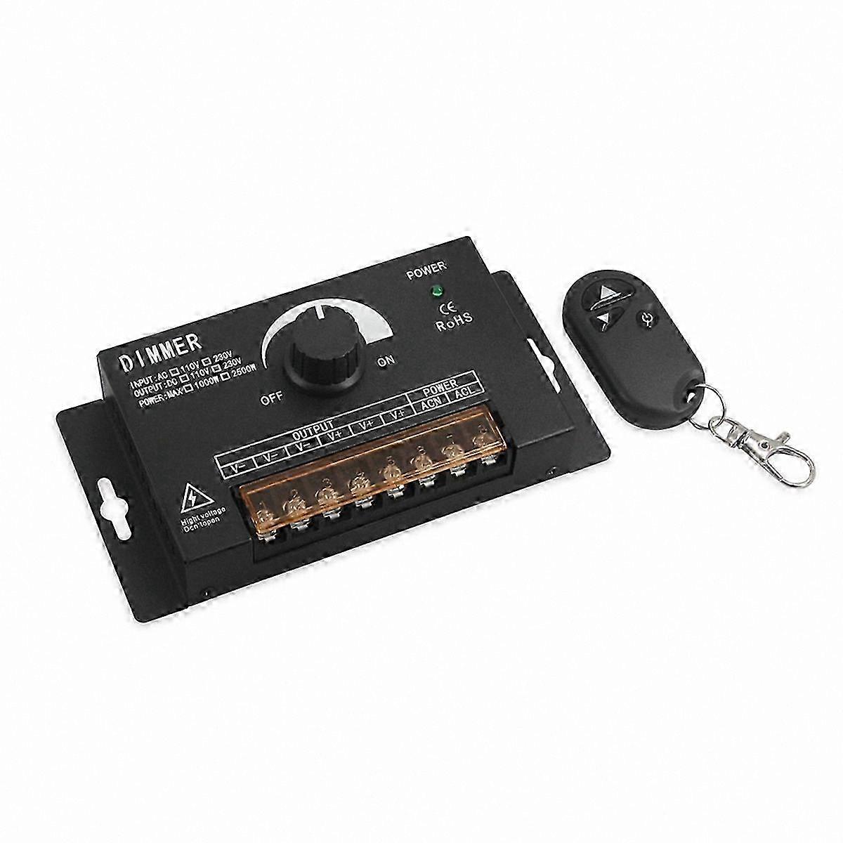 2500W AC220V Stepless LED Brightness Dimmer Controller