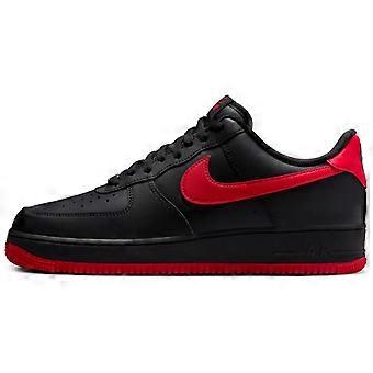 Nike Air Force 1 Low top Skateboard Shoes Unisex Black Red FJ4146-002