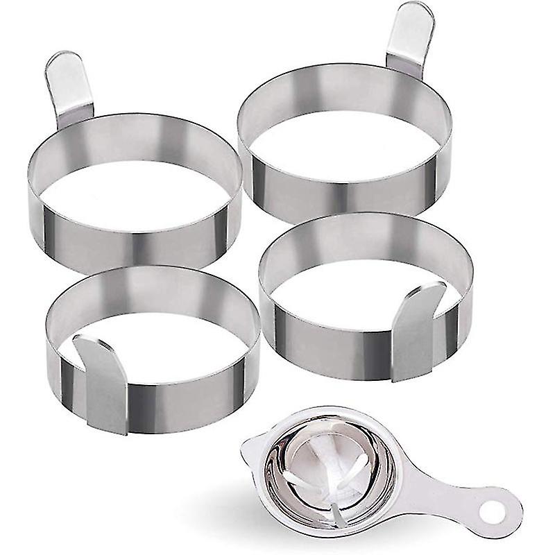 304 Stainless Steel Round Omelette Ring Diy Baking Kitchen Tool