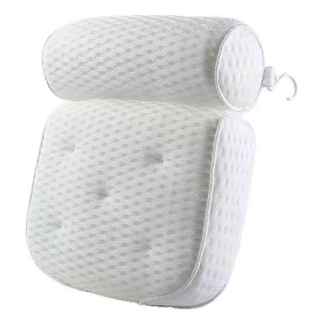 Ergonomic 4D Mesh Bath Pillow