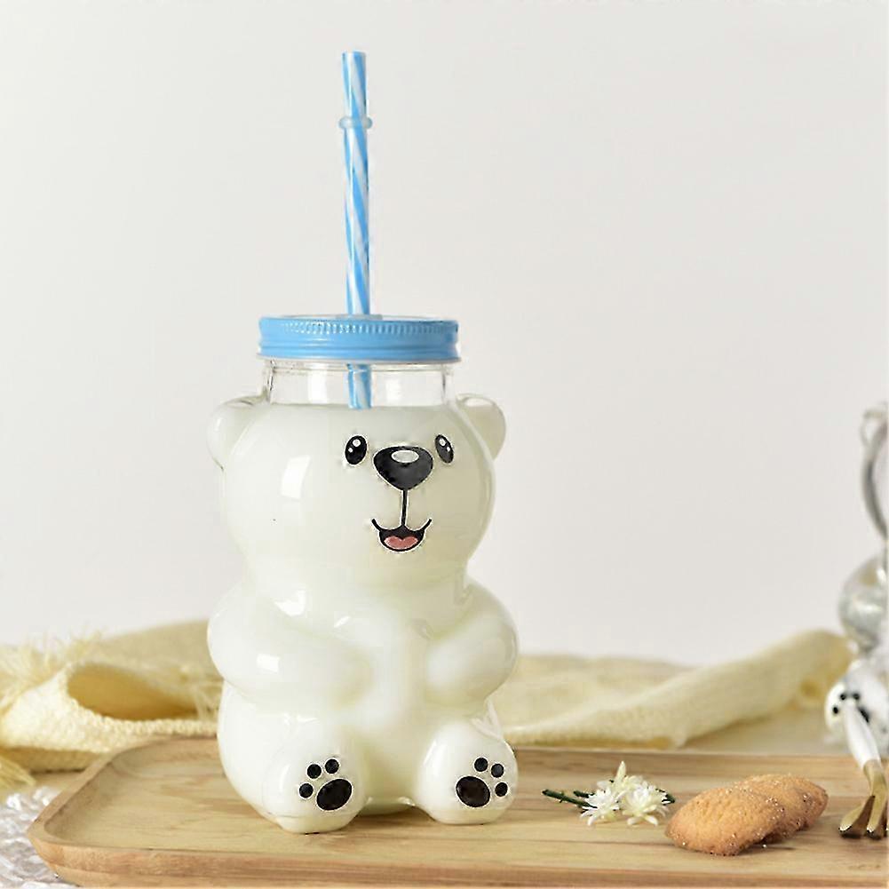 Transparent Bear Glass Cup 20oz