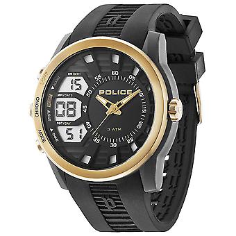 Police watches tactical watches watch for Analog/Digital Quartz Man with Silicone Bracelet R1451234001