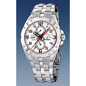 Festina f16388-1 Quartz Analog Man Watch avec bracelet en acier inoxydable F16388-1