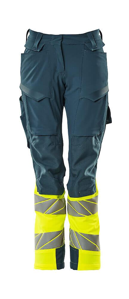 Mascot Hi-vis Trousers Kneepad Stretch 19178-511 - Womens, Accelerate Safe, Diamond Fit