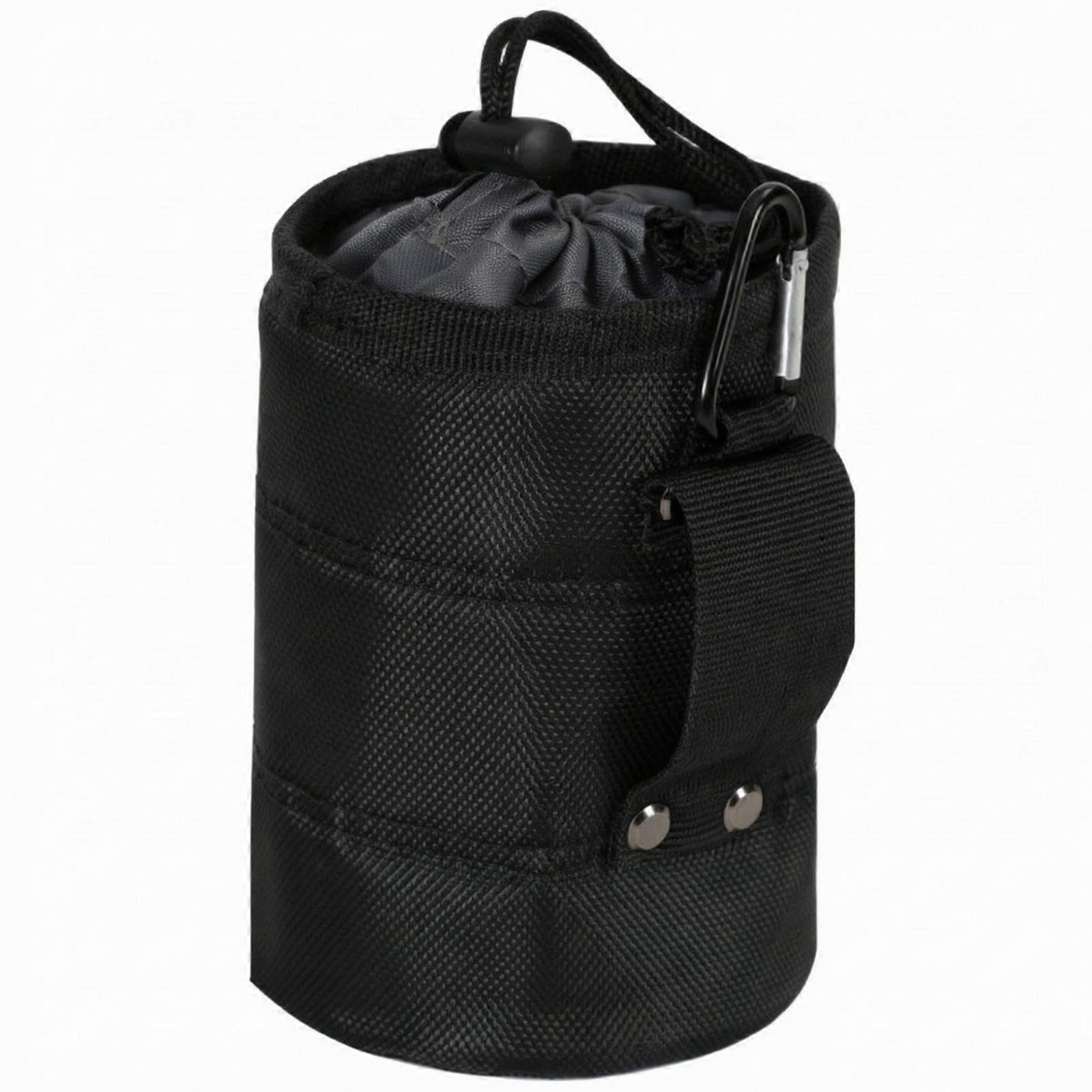 Cylindrical Tool Pouch Heavy-Duty Tool Pouch with Drawstring Versatile