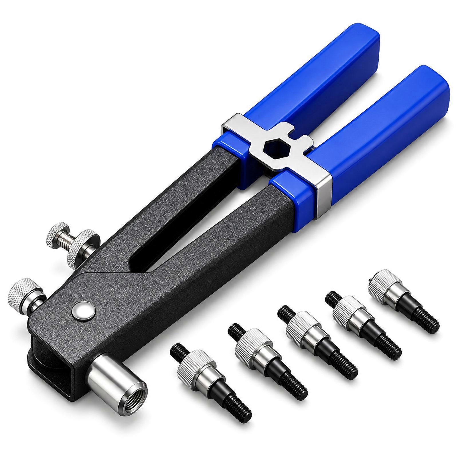 Metal Threaded Insert Tool Repairtool with Steel Mandrel and Replaceable Heads for Home DIY and Automotive Repair Projects Multicolor