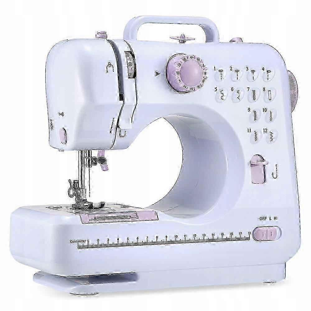 Sewing machine with 12 programs. High quality, durable, practical, and easy to use.