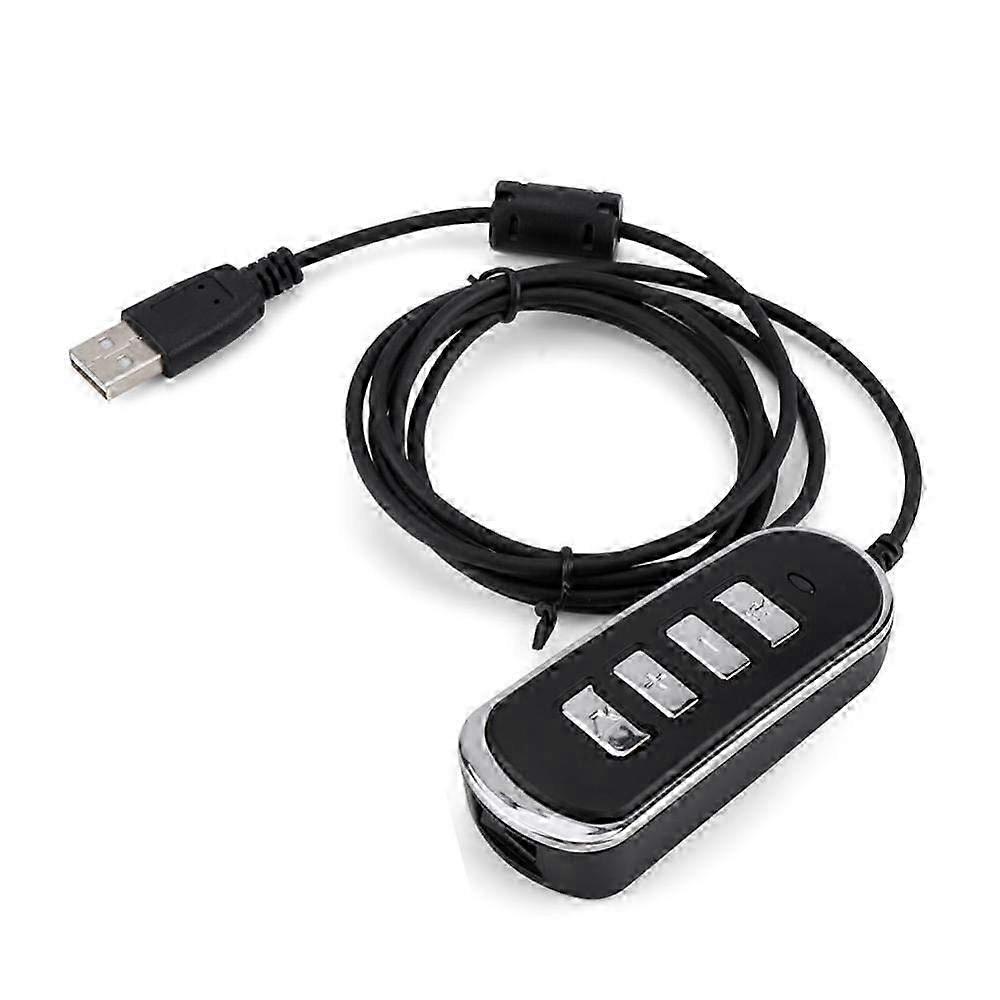 RJ9 USB Headset Adapter with Mute Speaker Off Indicator