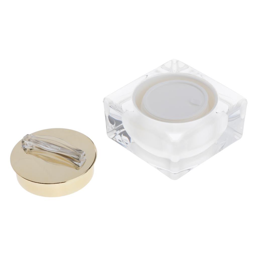Empty Acrylic Cosmetic Jar Travel Cream Lotion Container with Inner Lid 15g