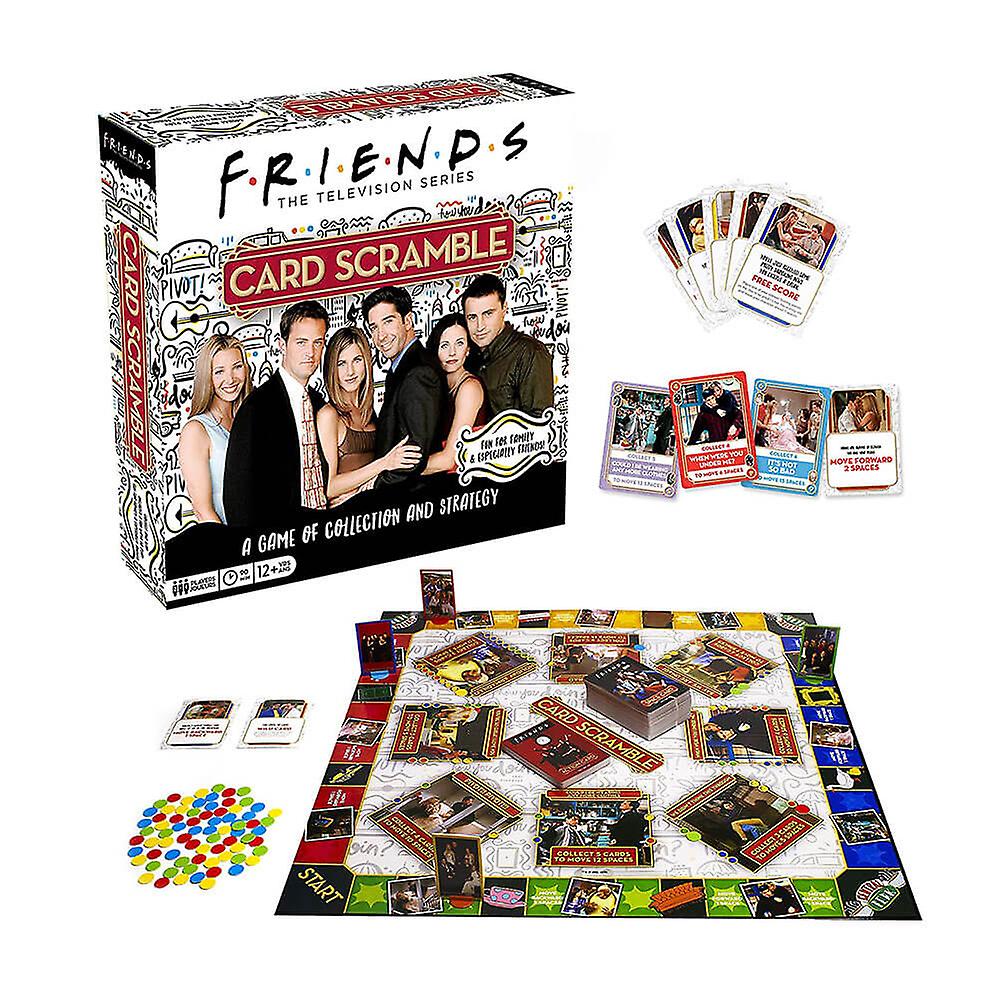 Aquarius Friends Theme Strategy Card Enjoyable Playing Scramble Board Game