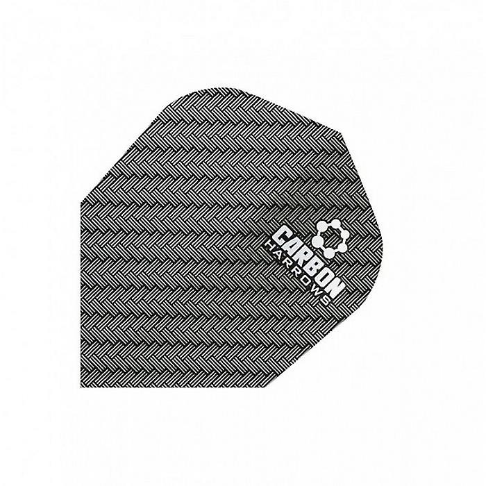 Harrows Dimplex Carbon Dart Flights (Pack Of 3)