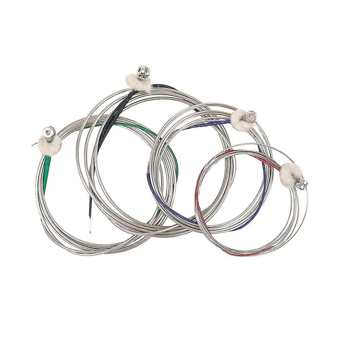 4pcs/set Upright Strings Double Strings 4/4 3/4 1/2 1/4 1/8 Size 1th 2rd 3nd 4st Contra Strings