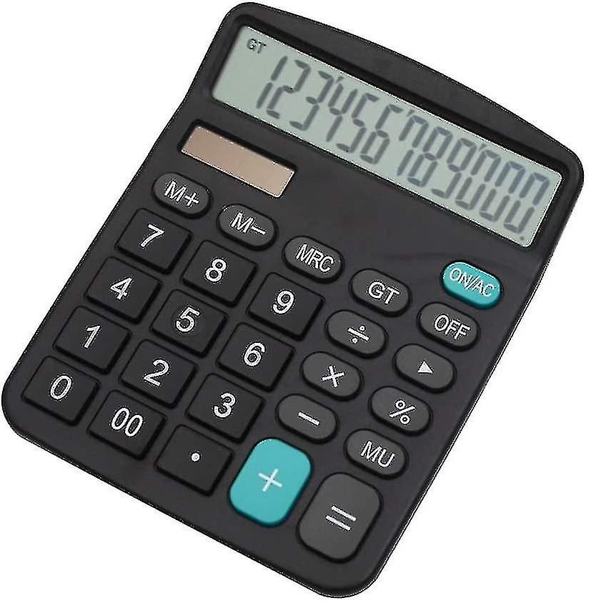 Basic Financial Calculators Desktop Solar Battery Dual Power