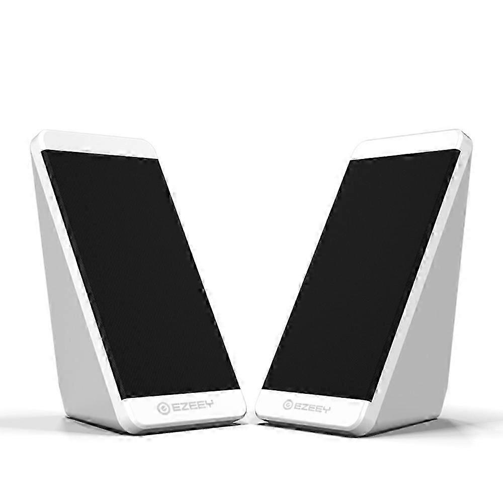 Usb Wired Subwoofer Multimedia Desktop Speaker With Stereo Sound Effect Independent Volume Wire Control For Pc Laptop Tablet