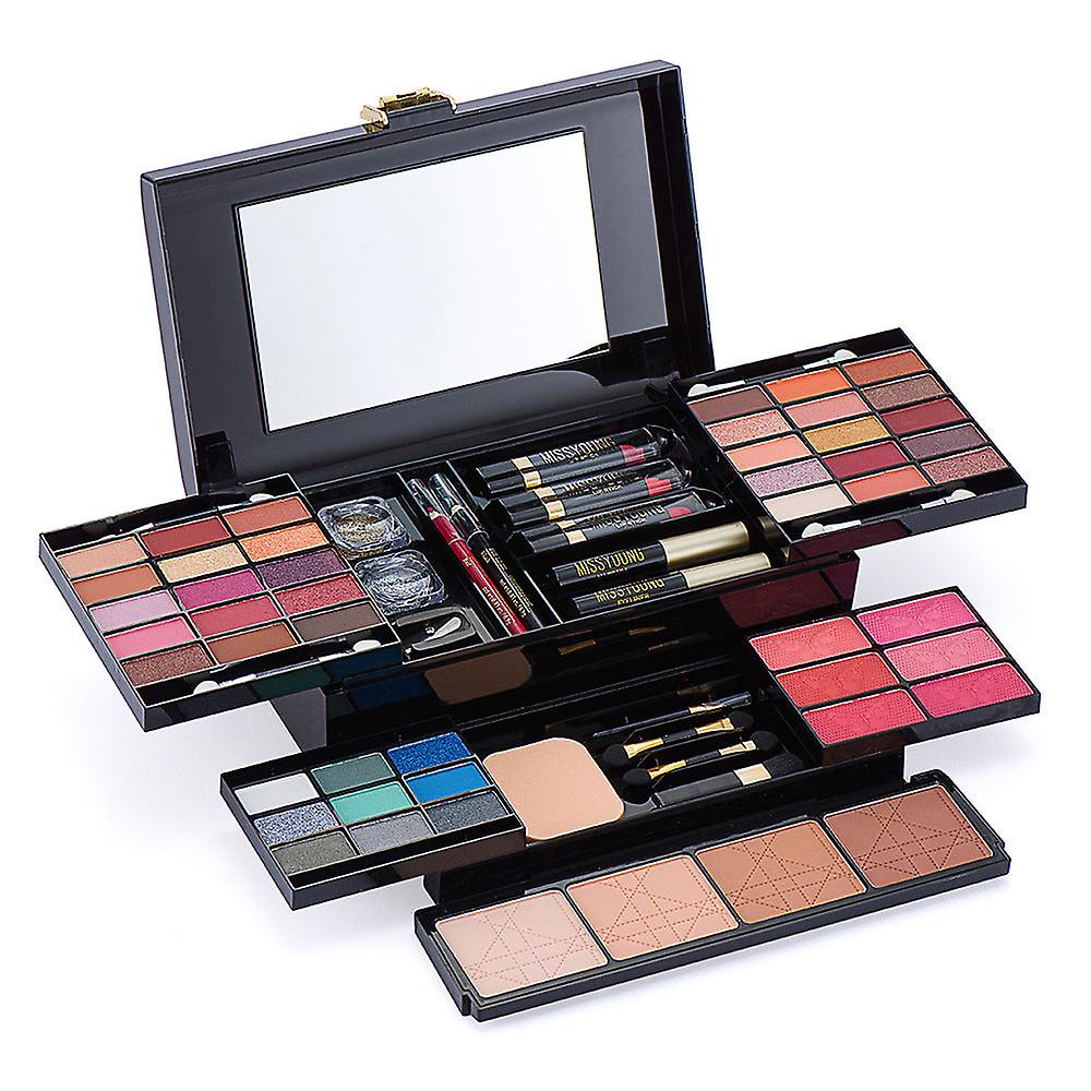 Makeup Set Eye Shadow Lip Gloss Combination Set Lipstick Blush Concealer