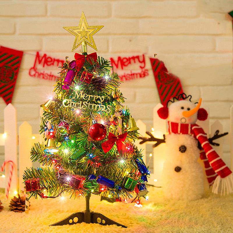 50cm Table Led Christmas Tree Nightlight Decoration Light Pine Tree Decoration