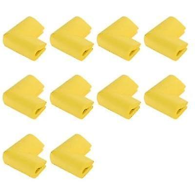 Yellow Baby Safety Guards U Shape Glass Table Corner Protector