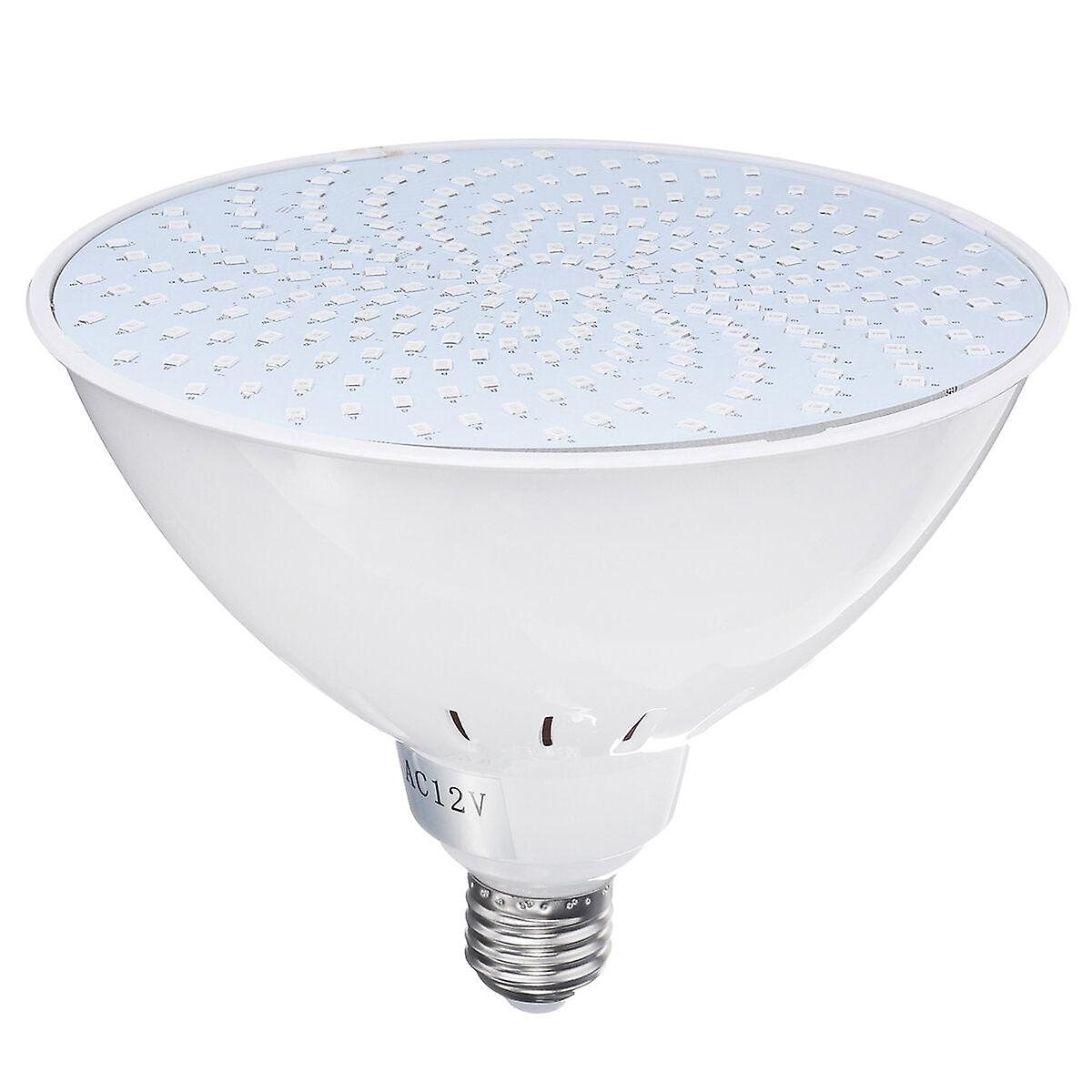 E27 15w 252led Rgb Underwater Pool Light, Waterproof With Remote Control, Ac12v/120v