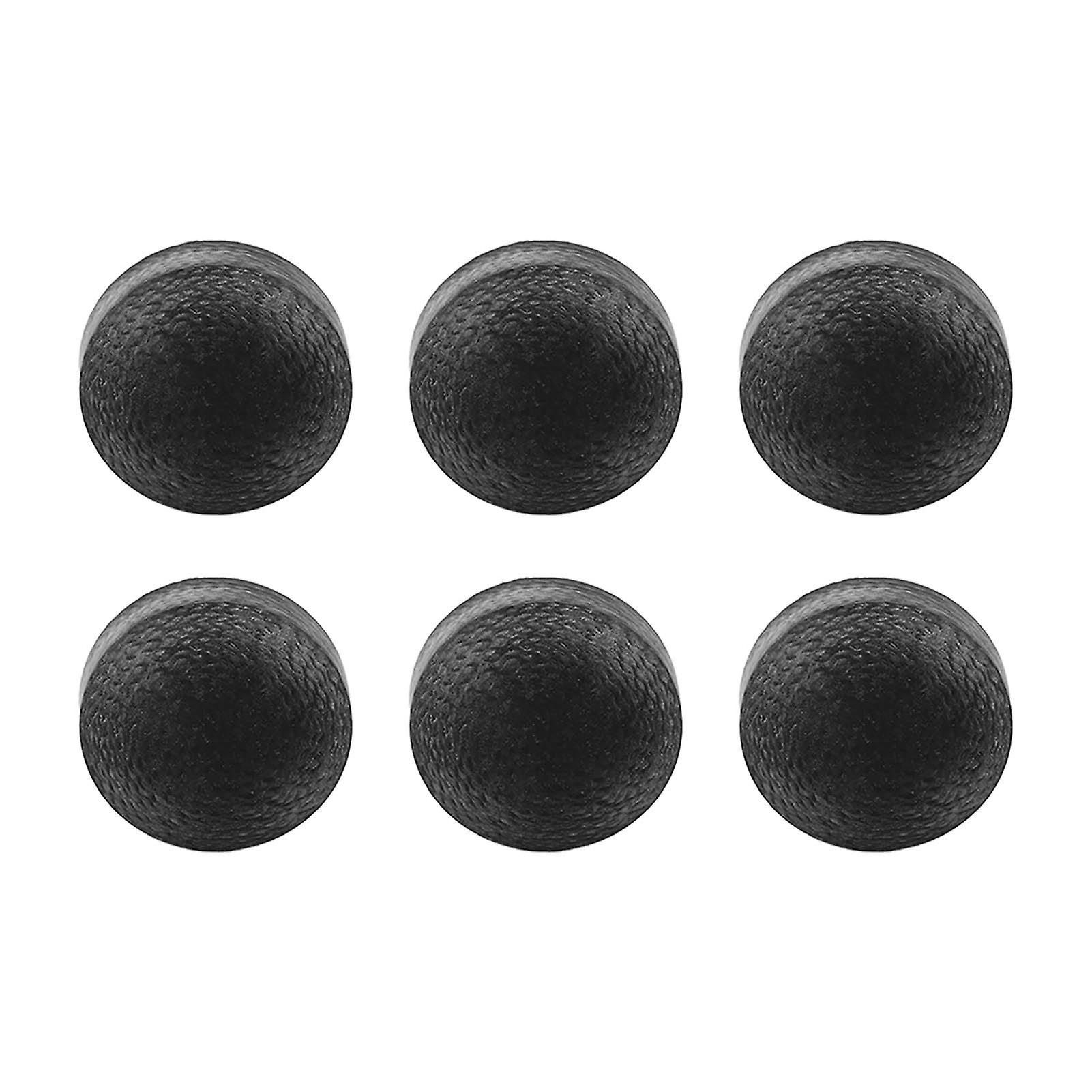 6pcs Billiard Pool Cue Tips 14mm Crystal Pool Cue Tips Replacement Kit Billiard Cue Tips