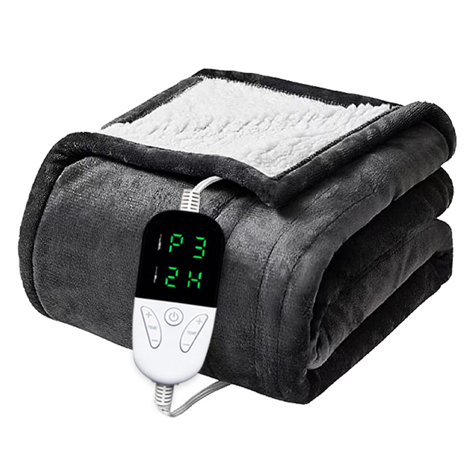 130*150cm Washable Double Layer Electric Blanket Portable Soft Thicker Heaters for Home Car Office Room