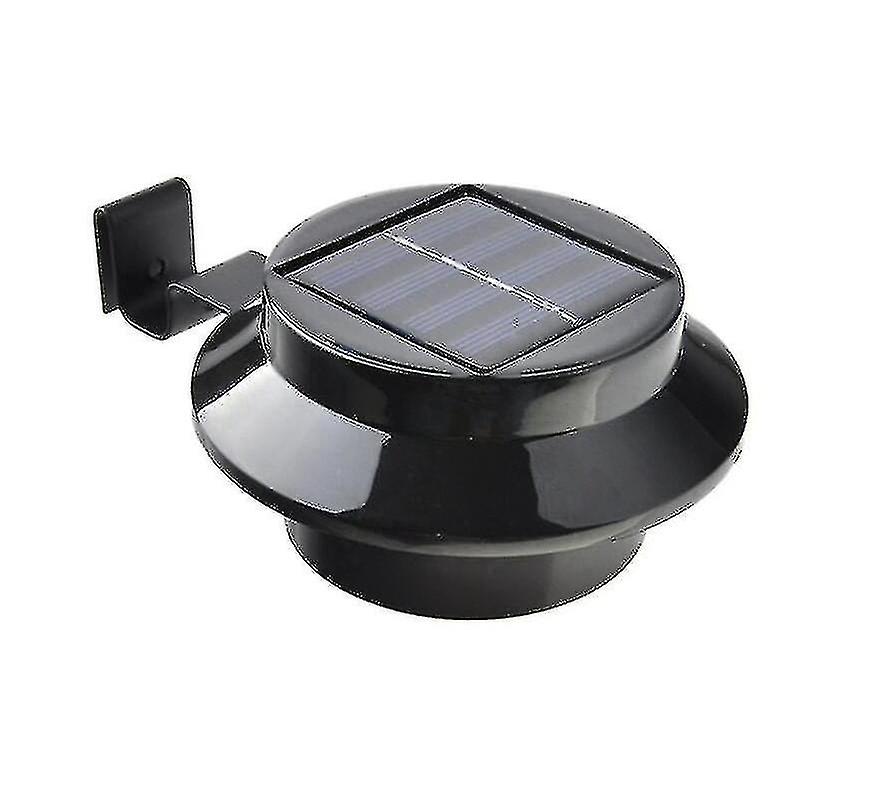 Solar Gutter Light / Set Of 3 / Black Or White / Wireless
