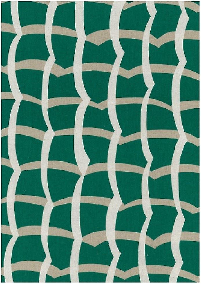 Kokka Cotton Linen Canvas Fabric Jade - per metre