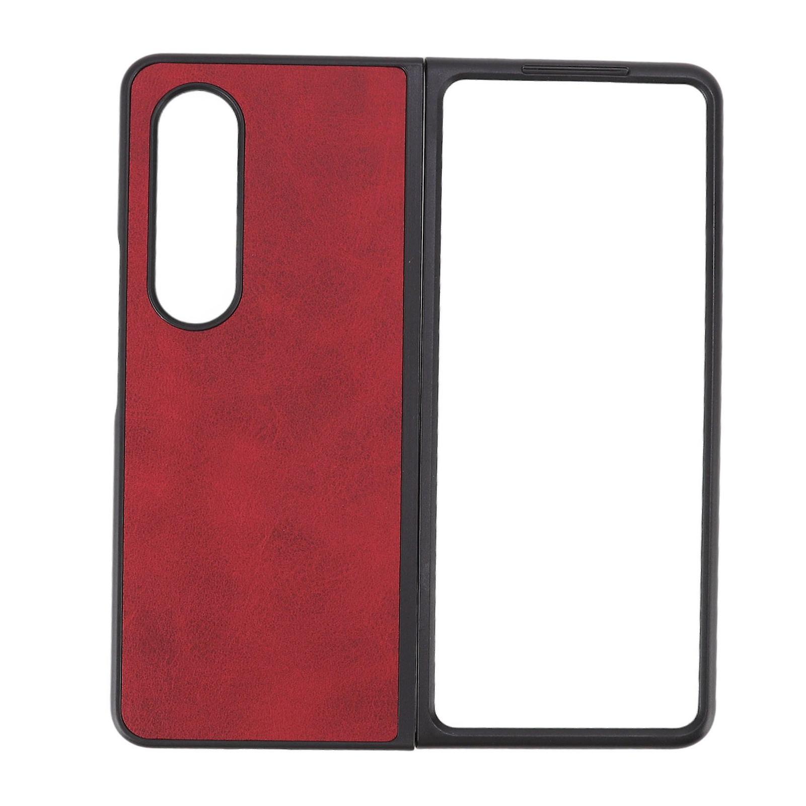 Red Shockproof Foldable Phone Case for Samsung Galaxy Z Fold 4 - Stylish & Scratch Resistant