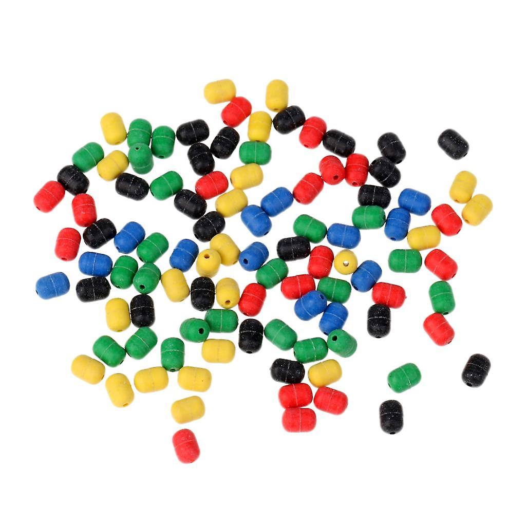 100Pcs Carp Bait Soft Beads Sea Fishing Lure Floating Float Tackles Cylinder