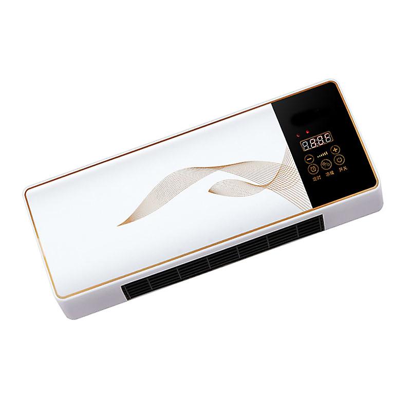 Heater and Cooler Indoor 2 Use Heater Wall Mount Mini AC Remote Control Quiet Operation with Remote Control Button Battery