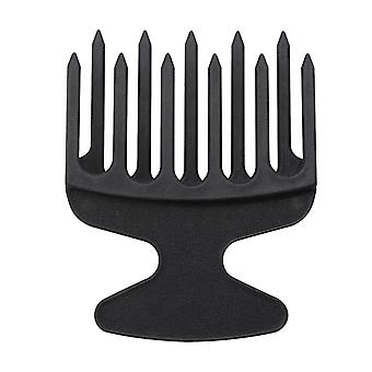 Plastic Wide Big Tooth Afro Hair Pick Comb Detangle Wig Braid Hairbrush Oil for Head Fork Hairdressing Styling Modeling
