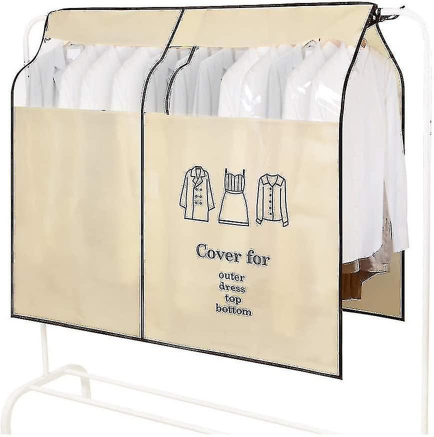 Garment Covers Transparent Window Dustproof Clothes Cover Rack Protector-YUHAO