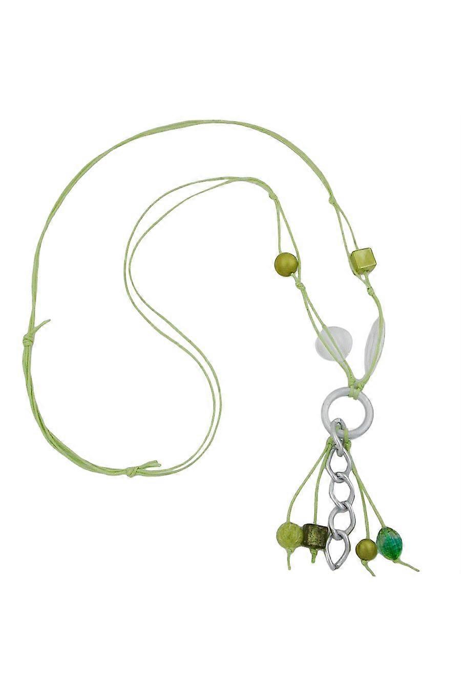 Necklace Lightgreen Beads 90cm - Gl02780