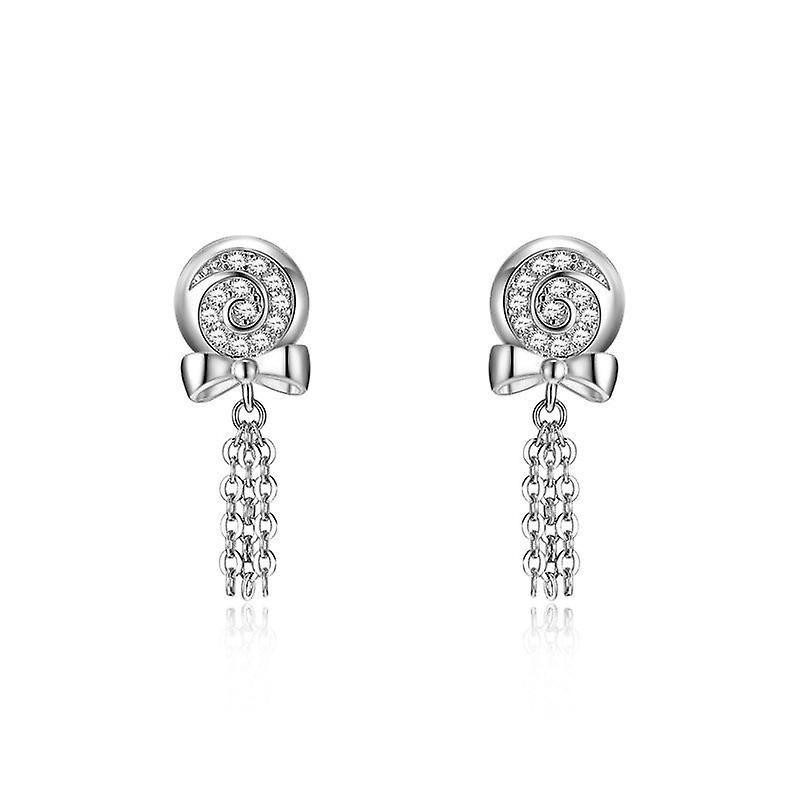 Earrings For Women Girls Stud Pack Drop Dangle Jewelry Fashion S925 Sterling Silver Asymmetric Fashion